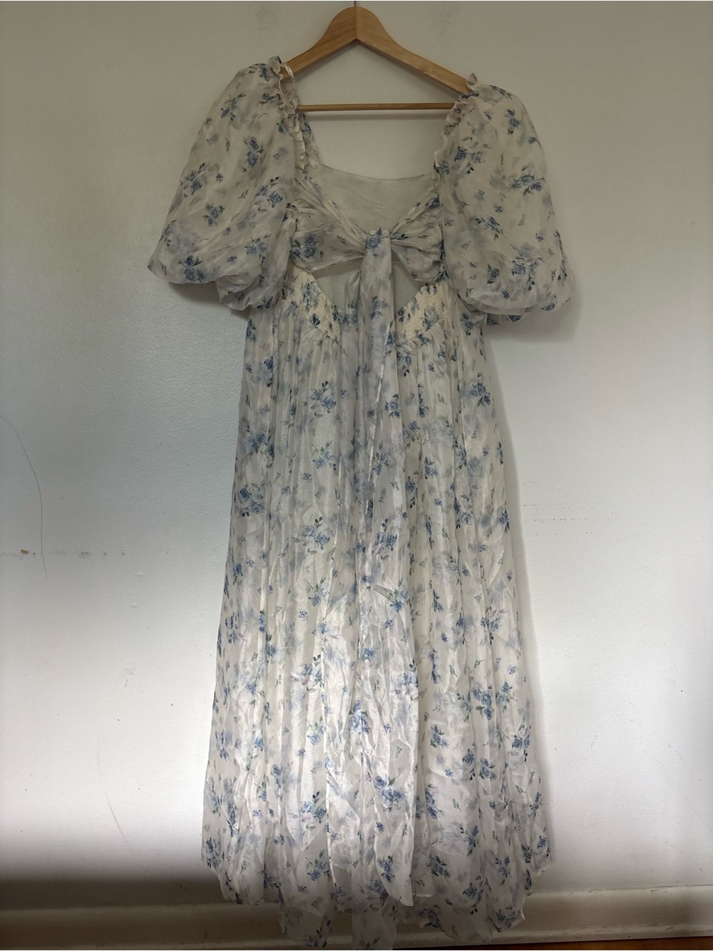 Worth Collective Romantic Flowy Ethereal Melody Maxi Dress Size Medium - Picture 8 of 13